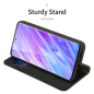 Preview: Wish Echt-Rauleder Case Galaxy S20 schwarz