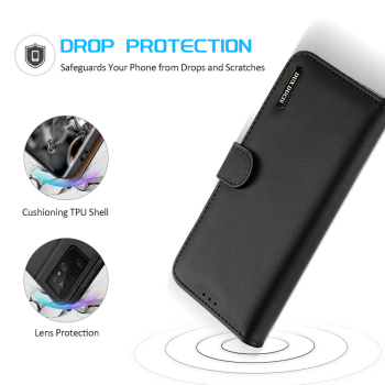 Hivo Echt-Leder Case Galaxy S21 Ultra 5G schwarz