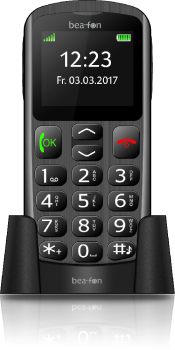 Beafon SL250 silber-schwarz