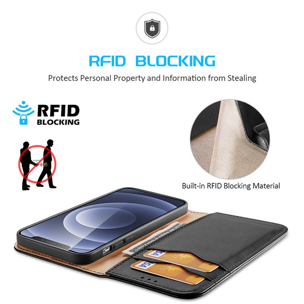 Hivo Echt-Leder Case iPhone 14 Pro Max braun