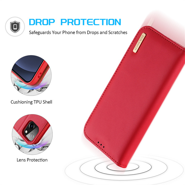 Hivo Echt-Leder Case iPhone 14 Pro Max braun
